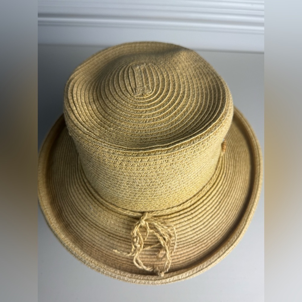 SCALA Collezione tie detail Adjustable Summer Hat - Picture 3 of 7